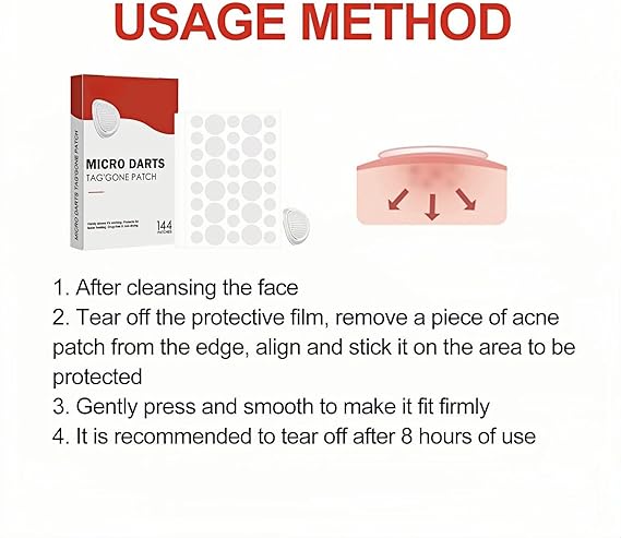 Skin Tag And Acne Remover Patch (144 Pcs) | مايكرو باتش بر