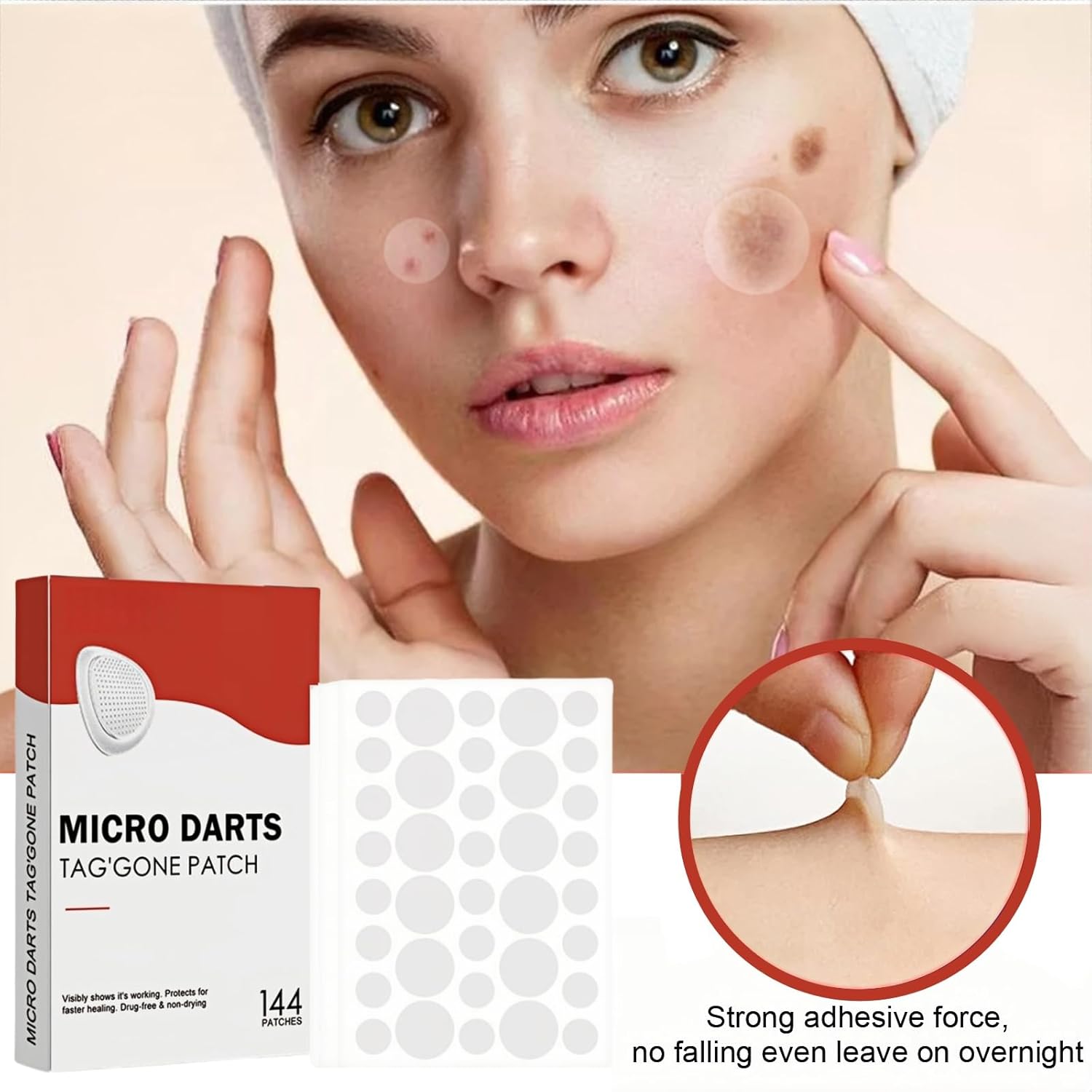 Skin Tag And Acne Remover Patch (144 Pcs) | مايكرو باتش بر