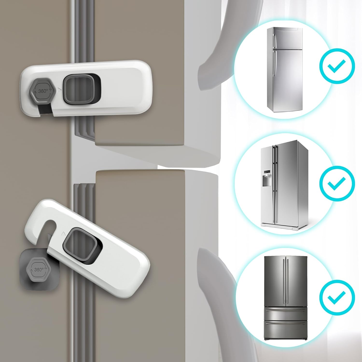 360° Rotating Safety Lock | قفل أمان للأطفال